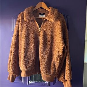 Cozy Brown Teddy Jacket